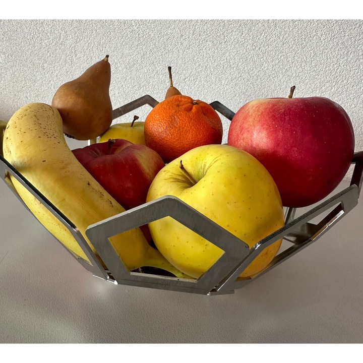 Cos servire, Megatitan, inox, 280x110mm, argintiu metalic