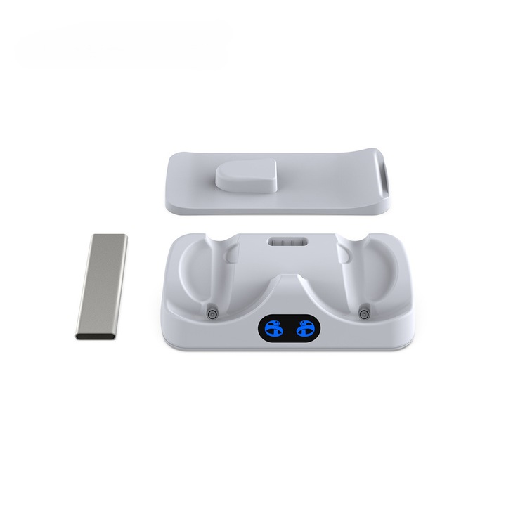 Suport încărcare PS5 VR2 Grip Dock, ORBER, stocare ochelari, 11.6x9.7x28.7cm