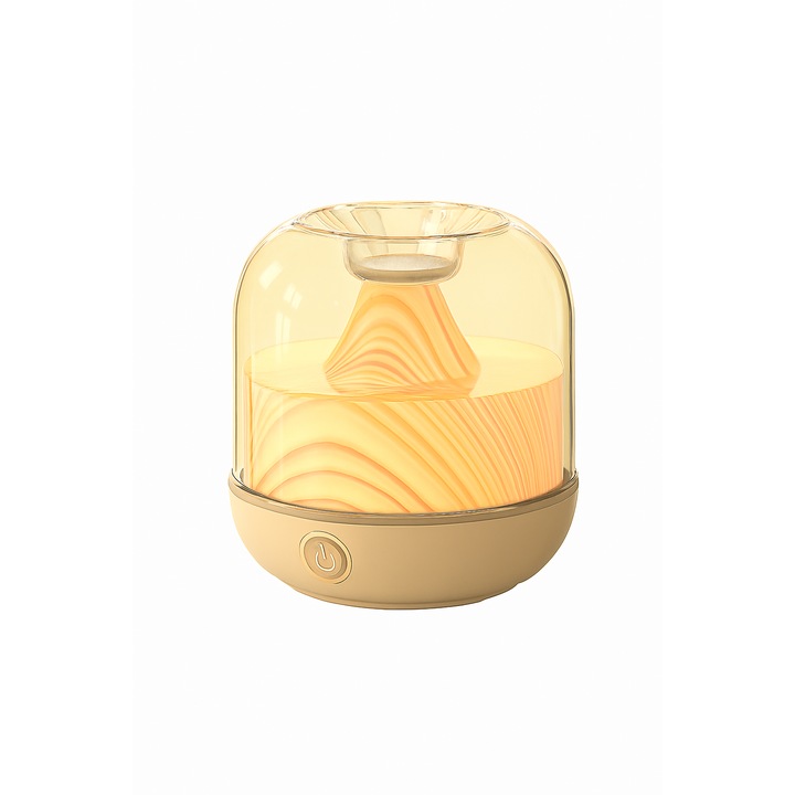 Umidificator 700ml, Design Modern, Purificare Aer, LED Ambient