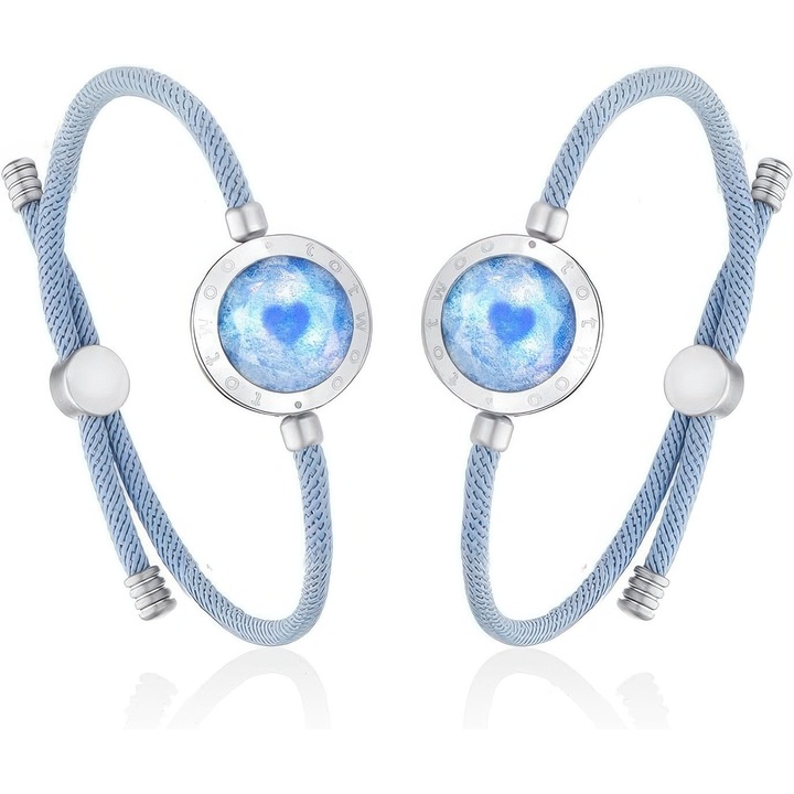 Bratari tactile pentru despartire pentru cupluri TOTWOO NB16 vibratii otel inoxidabil