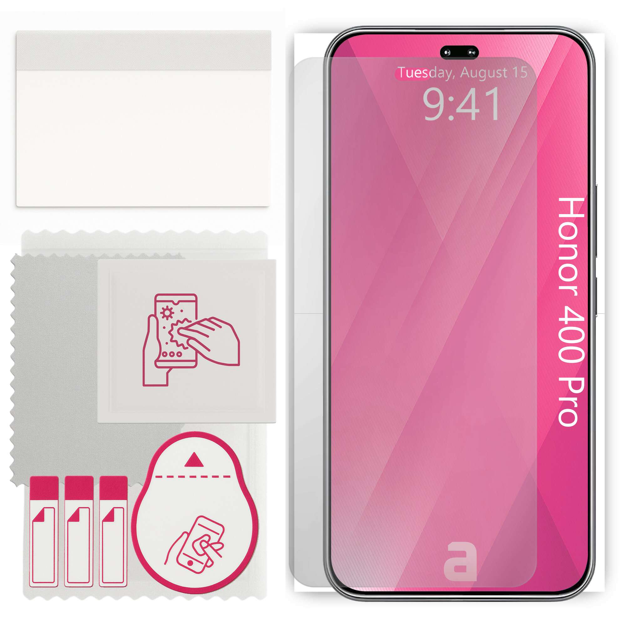 Folie de protectie apgo pentru Honor 400 Pro – afisare completa, lucioasa, hidrogel, full glue, 5D