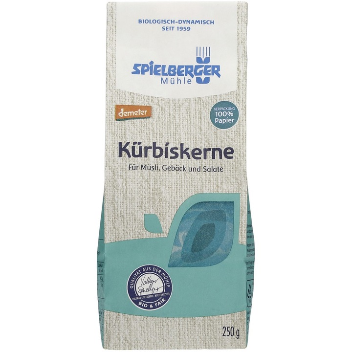 Seminte decojite de dovleac bio, 250g