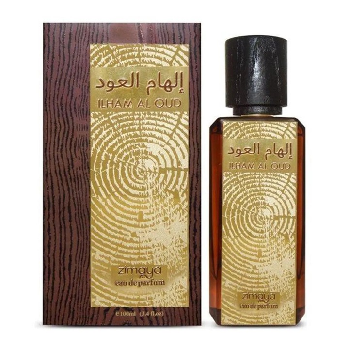 Парфюм Zimaya Ilham Al Oud 100ml, нотки на уд, елегантен, изтънчен