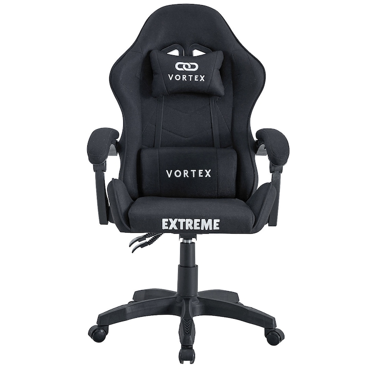 Scaun Gaming EXTREME Vortex, Negru, textil, 50x51cm