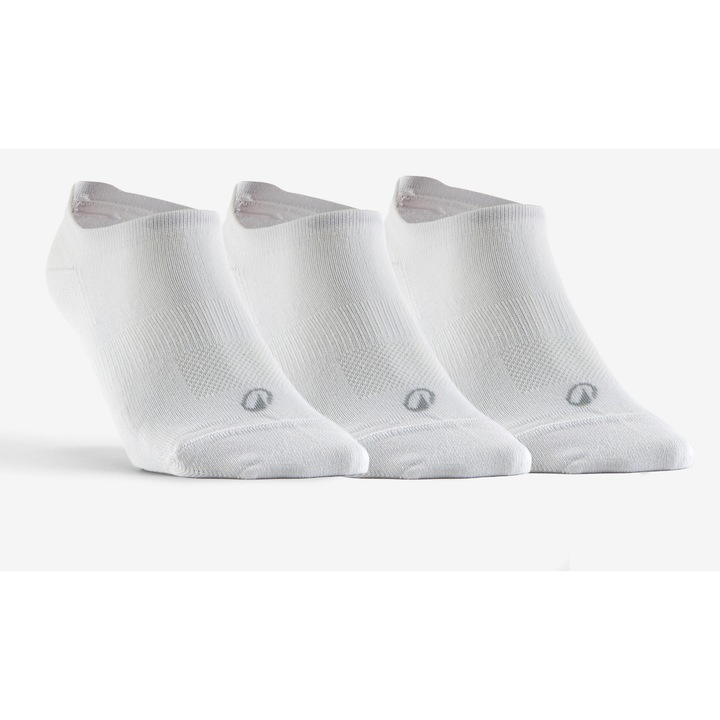 Set de 3 sosete sport scurte Decathlon alb 35x38
