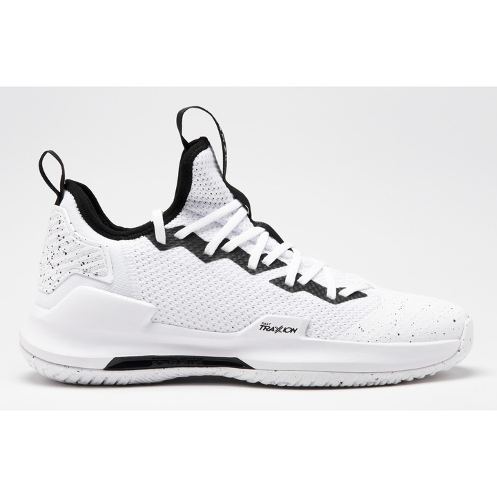 Ниски баскетболни обувки, Бял, 45