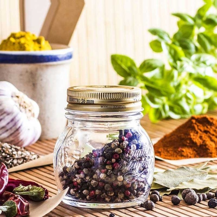 Borcan sticla Bormioli Quattro Stagioni cu capac 0.15 L set 12 buc la pret de 10