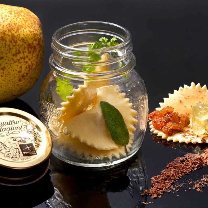 Borcan sticla cu capac Bormioli Quattro Stagioni 0.25 L set 12 buc la pret de 10