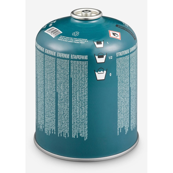 Butelie gaz 450 g, FORCLAZ, albastru petrol închis