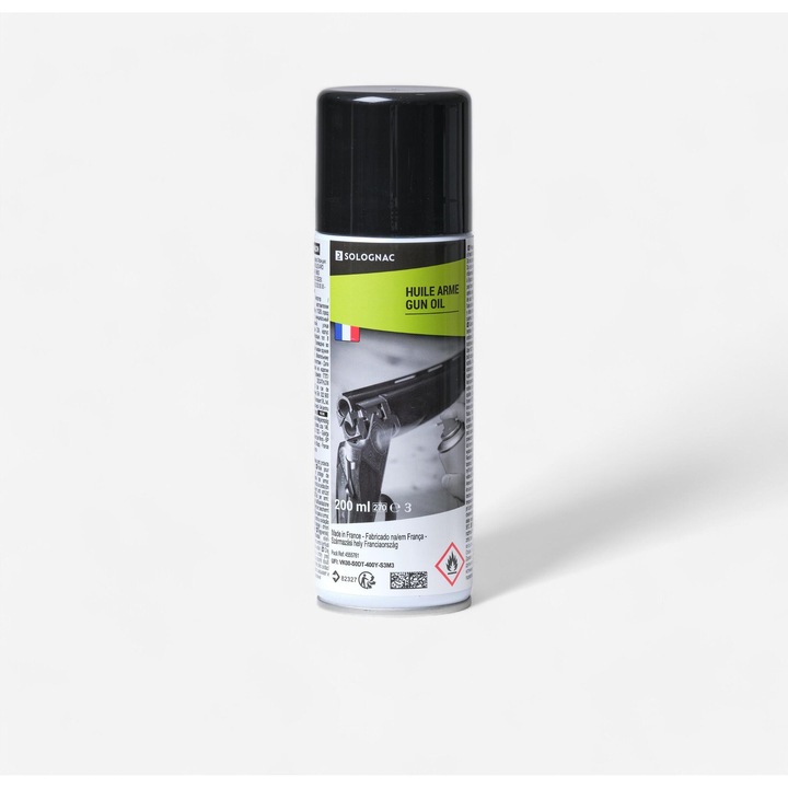 Ulei aerosol Solognac 100 pentru întreținerea armelor, previne coroziunea, 100ml