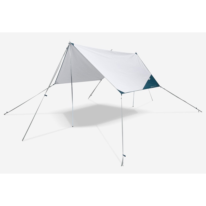 Adăpost camping Quechua, multifuncțional, 4 persoane, alb, 2.6kg