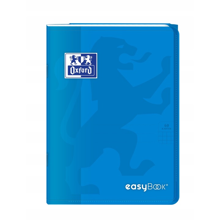 Füzet A5, Oxford Easybook, 60 lap, kockás, többszínű