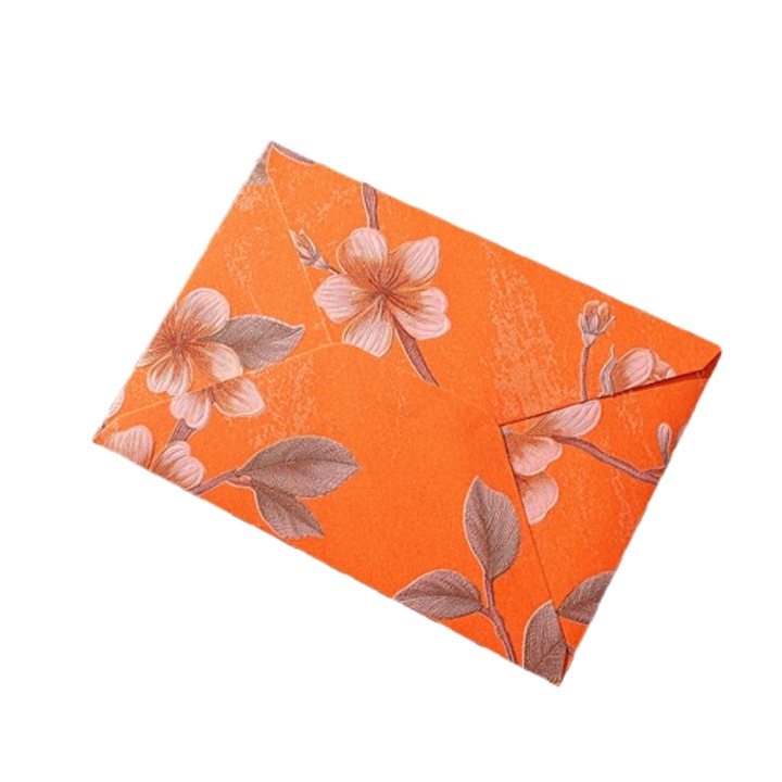 Комплект от 20 декоративни плика, 11.4x16.2cm, хартия, 250g/m2, оранжев