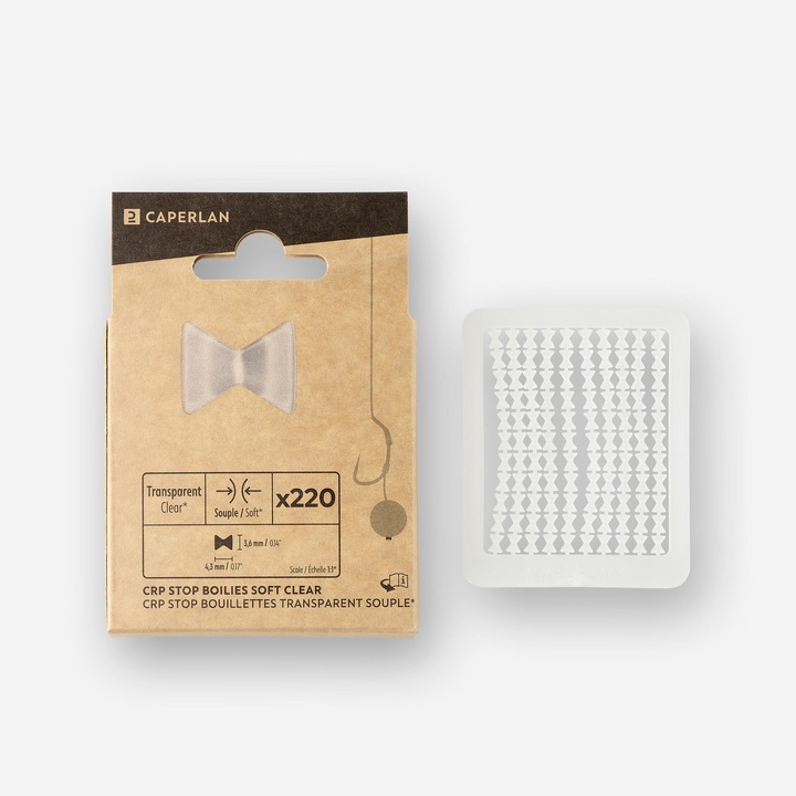 Opritor flexibil transparent Caperlan pentru pescuit la crap, fără mărime