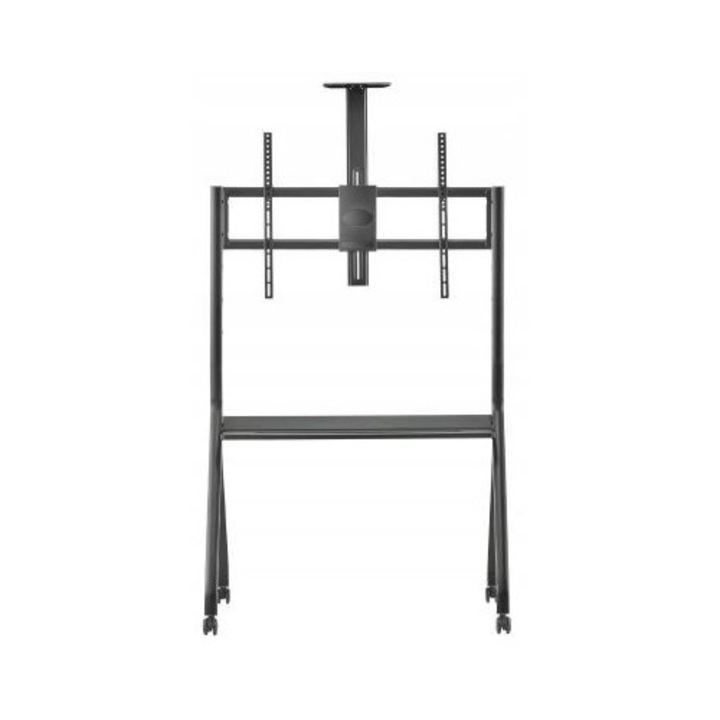 Мобилна стойка за телевизор ART S-14, 120 кг, графит-черна, 55-100"