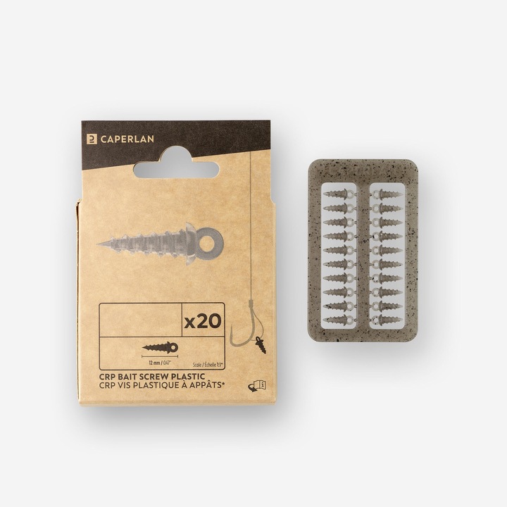 Szerelék kiegészítők, Caperlan, műanyag csavar csalikhoz, forgókapocs tartó