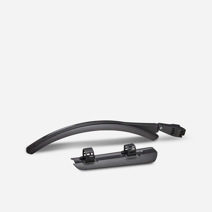 Калници за велосипед BTWIN, черен комплект, монтиране с щипка, 24"/26"