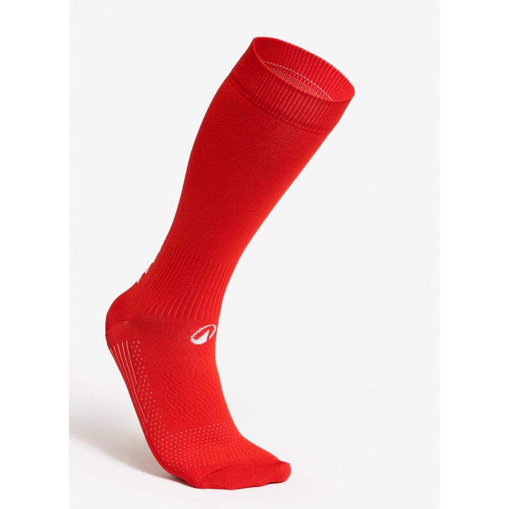 Функционални футболни чорапи със средно сцепление с генетично регулирана генетична лилия, Червен