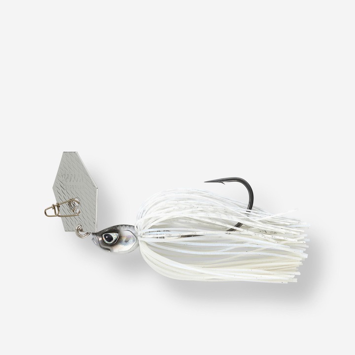 Caperlan Chatterbait 14g, fehér, ragadozóhal-horgászathoz
