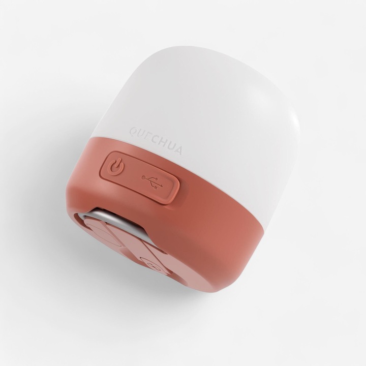 Акумулаторна лампа за къмпинг Quechua, 60 лумена, LED, монтируема