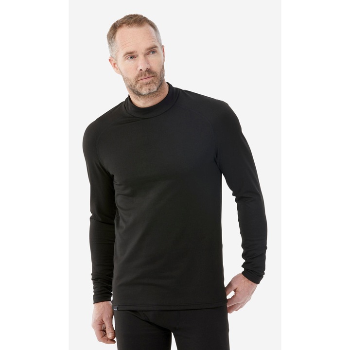 Термо блуза за ски Wedze, черна, XS