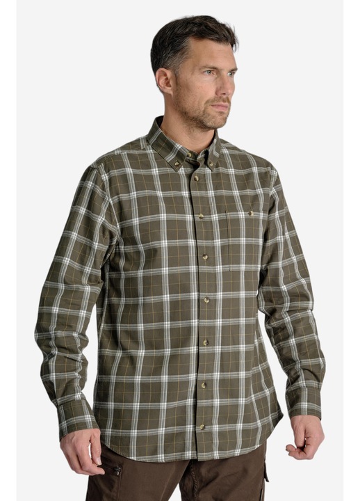 Férfi ing, Solognac, 100 kockás, zöld, m