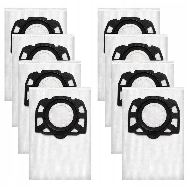 Set 8 Saci de schimb pentru aspirator Karcher WD3, microfibra sintetică, rezistență la umiditate