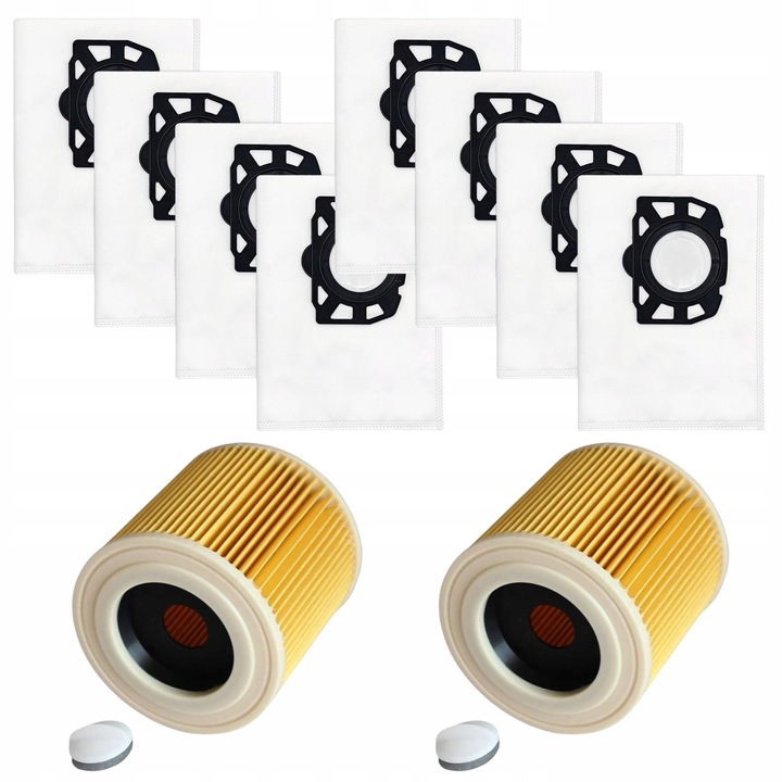 Inlocuire Saci Pentru Aspirator Cu Filtre, Areose, Microfibra Sintetica, Calitate Superioara, Diametru Interior 80 Mm, Instalare Si Inlocuire Usoara