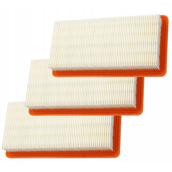 Filtru de Înlocuire Aspirator AreoSe, Poliester, Ușor de Instalare, Set 3 Bucăți, 2.5x9.7x19cm