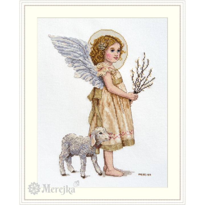 Set de brodat in cruciulita Merejka "Primavara Binevenita"