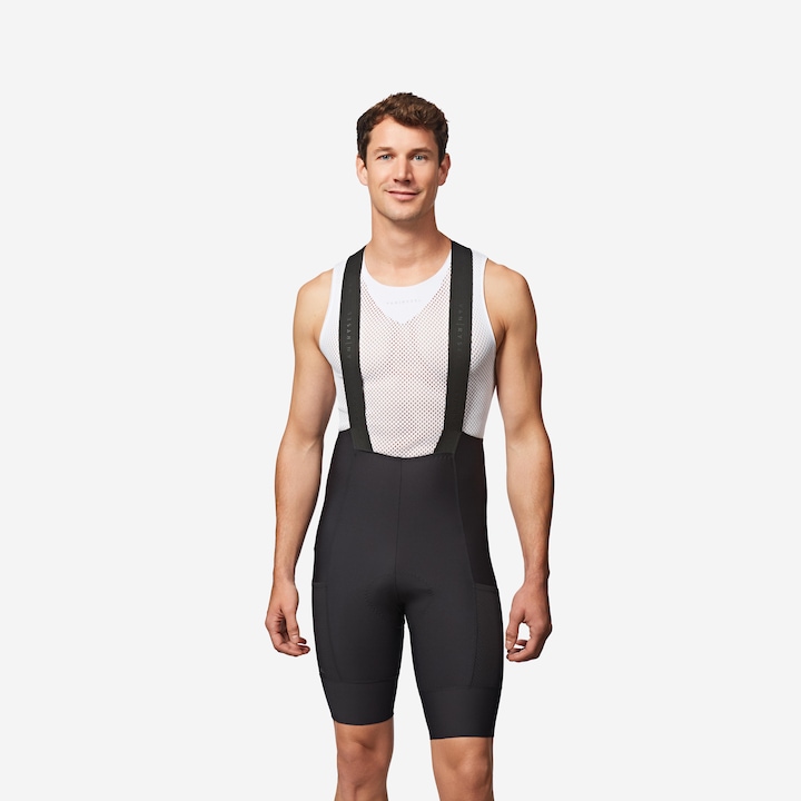 Клин с презрамки за шосейно колоездене, функционален, редовен обем, функционален, лилиев, генетичен, Черен