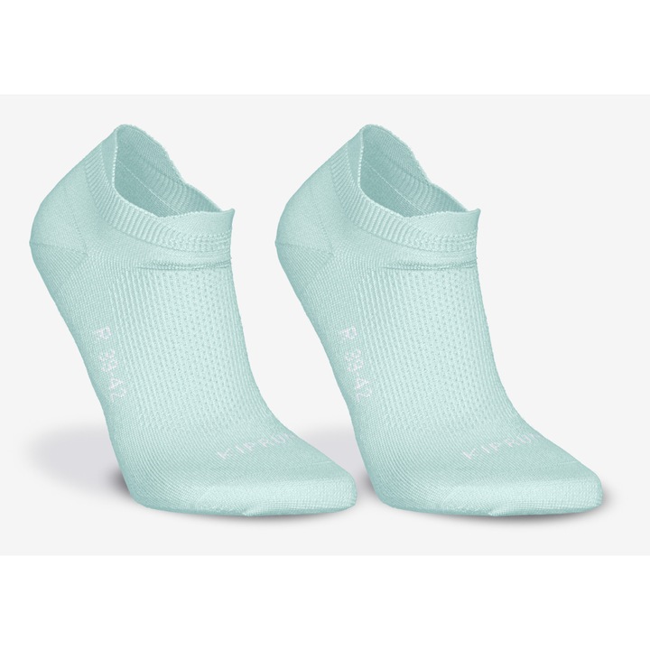Set 2 perechi sosete scurte alergare KIPRUN, multicolor, 35/38