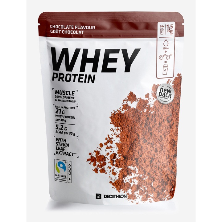 Proteina pudra, Corength, 1, 5kg, ciocolata, pentru masa musculara