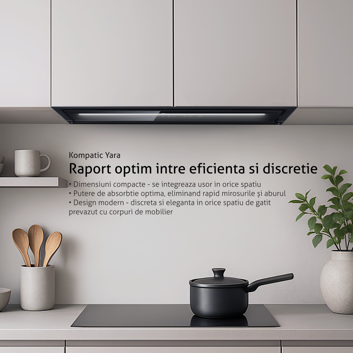 Hota incorporabila Kompatic by Turbionaire, Yara 60 KPYR60BIB