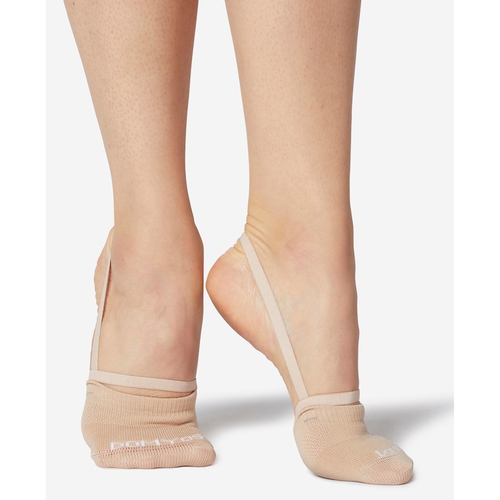 Demi-poante gimnastica ritmica bumbac bej 35/38