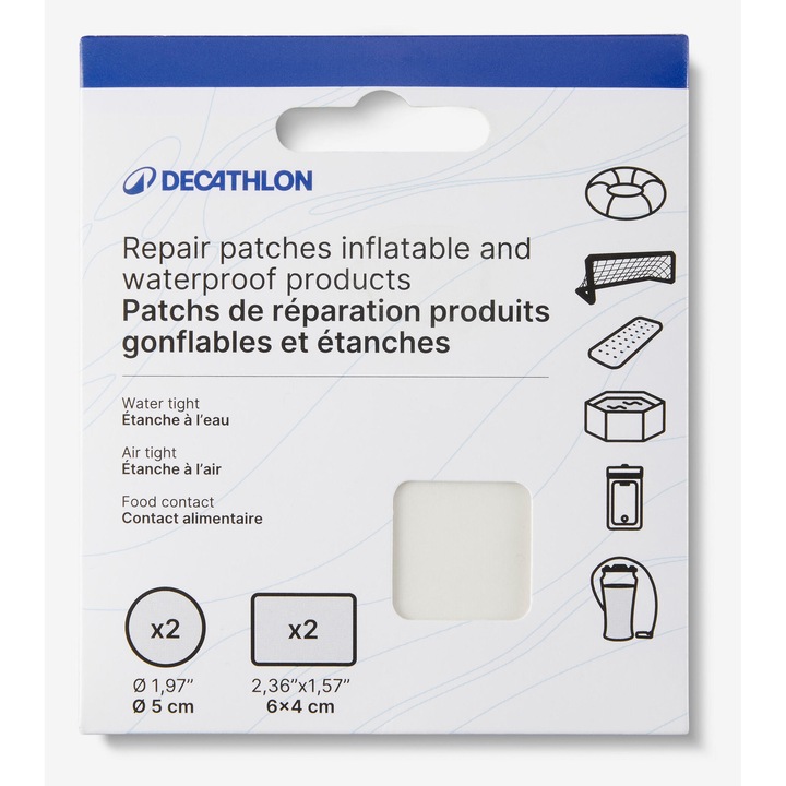 Autocolante de reparare produse gonflabile si/sau etanse, transparent fara marime