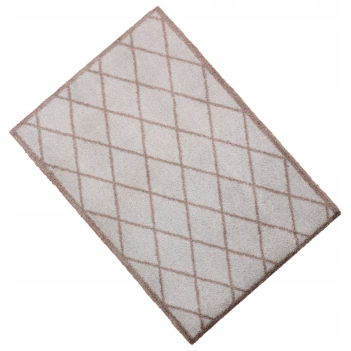 Bejárati szőnyeg, Allvo, 50x70cm, poliamid, csúszásgátló, szürke