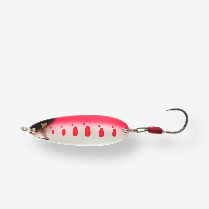 Oszcilláló kanál, Caperlan, pisztráng, 5cm, intenzív fluoreszkáló rózsaszín