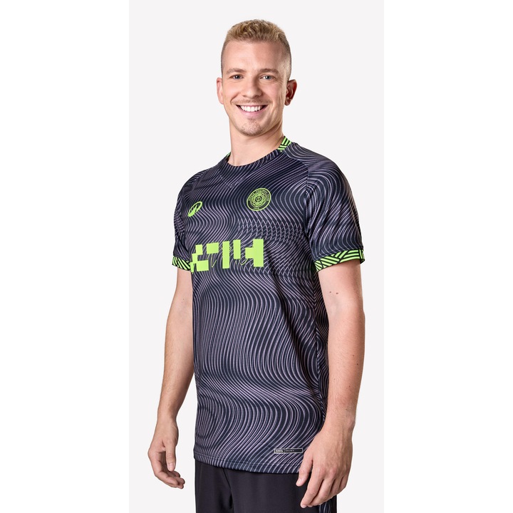 Футболна фланелка официален крин продажба крин обем официален гард, Пушено черно