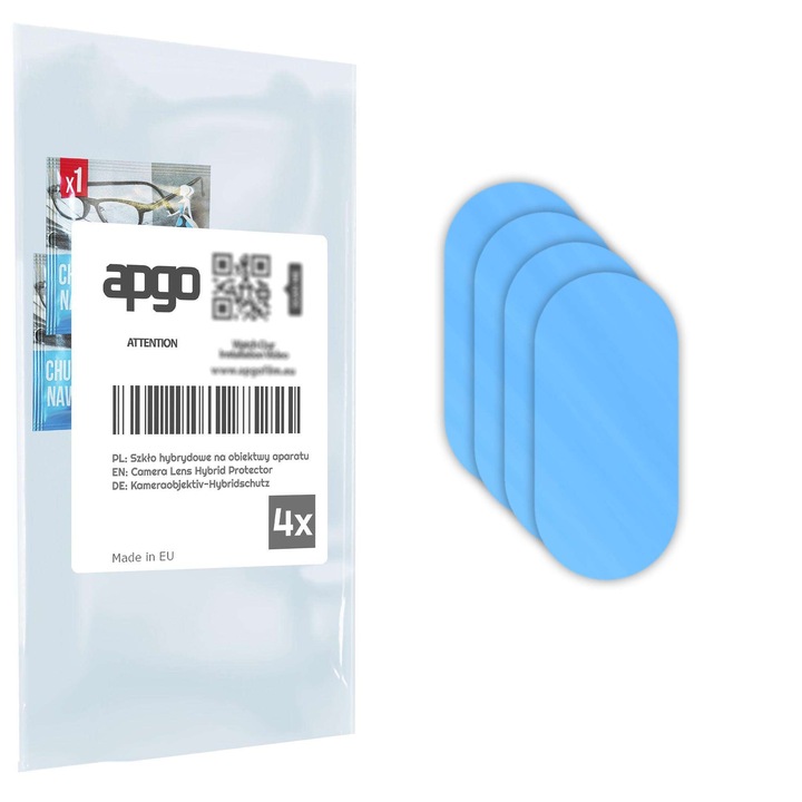 Set de 4 sticle de protectie pentru Honor Pad X8a – apgo, camera sticla pentru obiectivul camerei telefonului, full glue, 9H, anti-zgarieturi