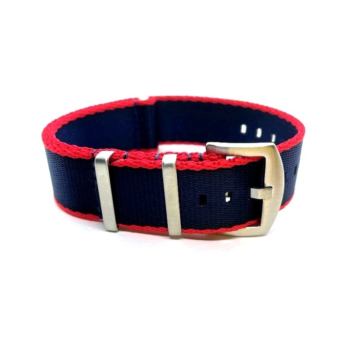 seatbelt bleumarin margine rosie