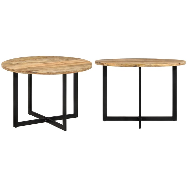 Masa de bucatarie, 110x75 cm, lemn masiv de mango