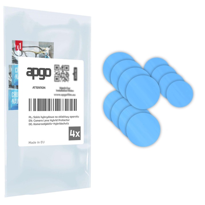 4 darabos védőfólia készlet Infinix Note 40 5G-hez – apgo, kameraüveg telefon lencséhez, teljes ragasztás, 9H, karcálló