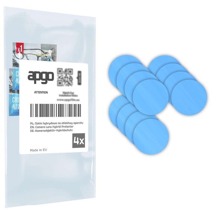 4 db védőüveg szett Infinix Note 40 5G-hez – apgo, kamera lencseüveg telefonhoz, full glue, 9H, karcálló