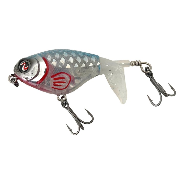 Naluca de suprafata pescuit la rapitor whopper plopper 6cm hering fara marime, albastru