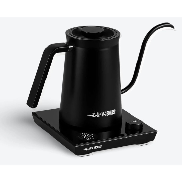 Fierbător electric MHW-3BOMBER Smart Pour Adder V3, 600 ml, 1200W, negru
