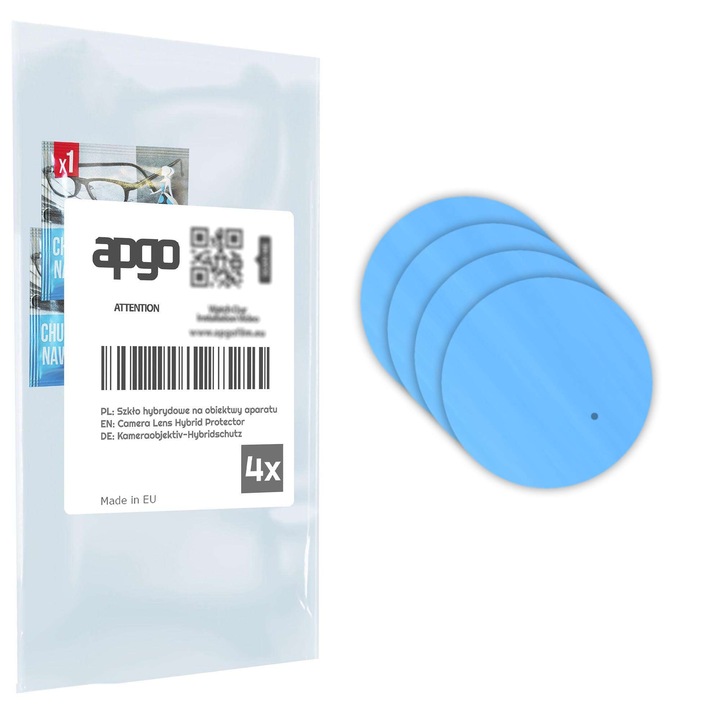 Set de 4 sticle de protectie pentru Lenovo Xiaoxin Pad Studio 11.5 – apgo, camera sticla pentru obiectivul camerei telefonului, full glue, 9H, anti-zgarieturi