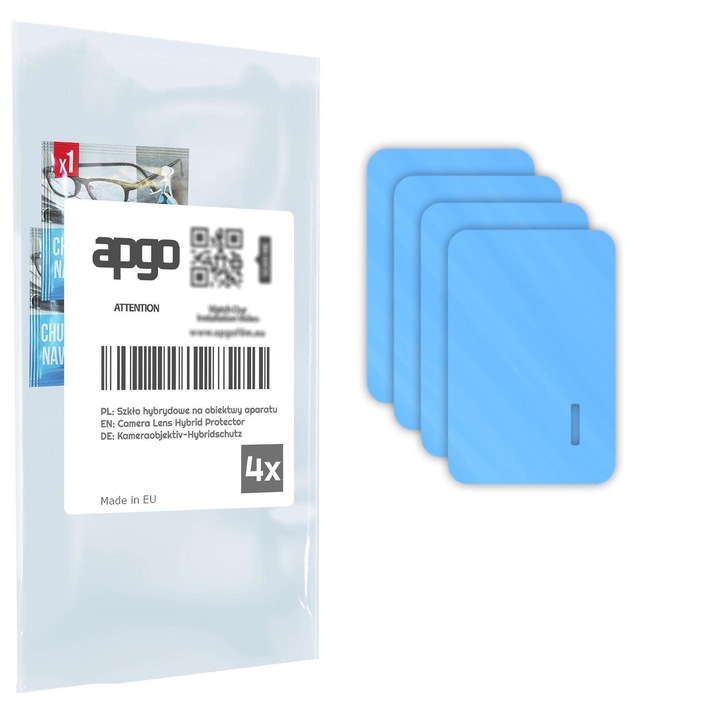 Set de 4 sticle de protectie pentru Oukitel OT5S – apgo, camera sticla pentru obiectivul camerei telefonului, full glue, 9H, anti-zgarieturi