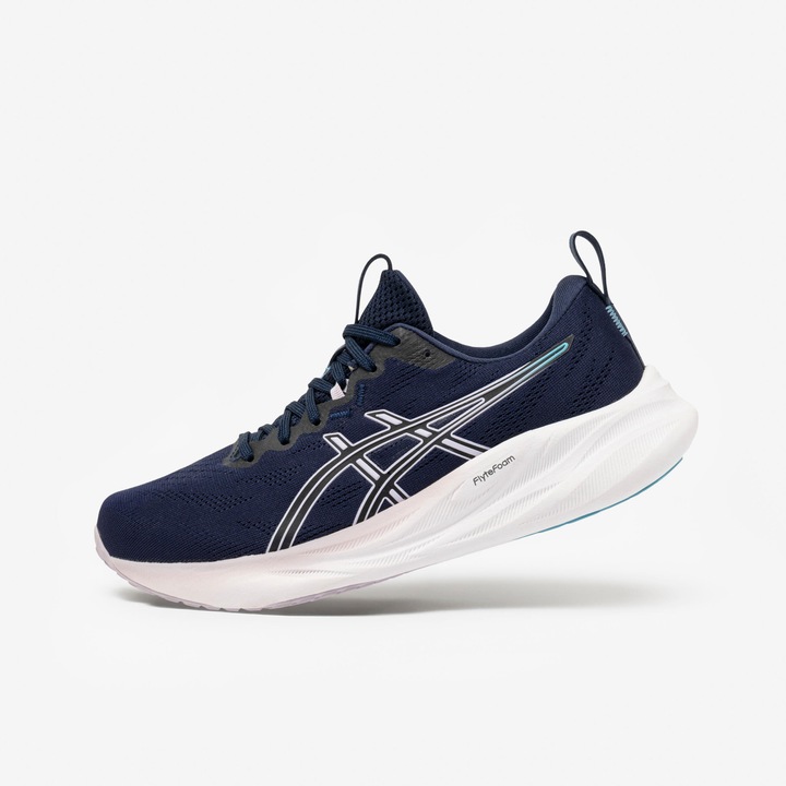 Incaltaminte de alergare asics gel-pulse 16 negru-alb-mov dama 39, negru