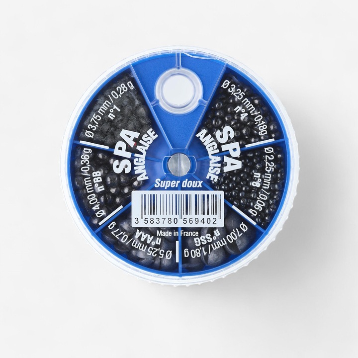 Cutie 6 compartimenteplumb pescuit la match 1